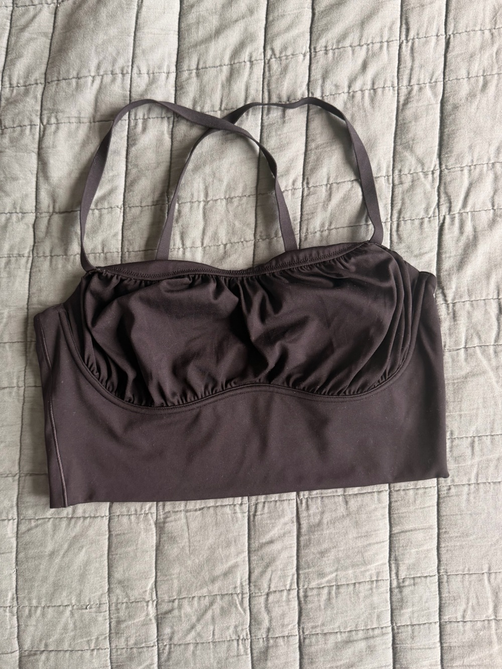 OFFLINE by Aerie Real Me Ruched Corset Sports Bra